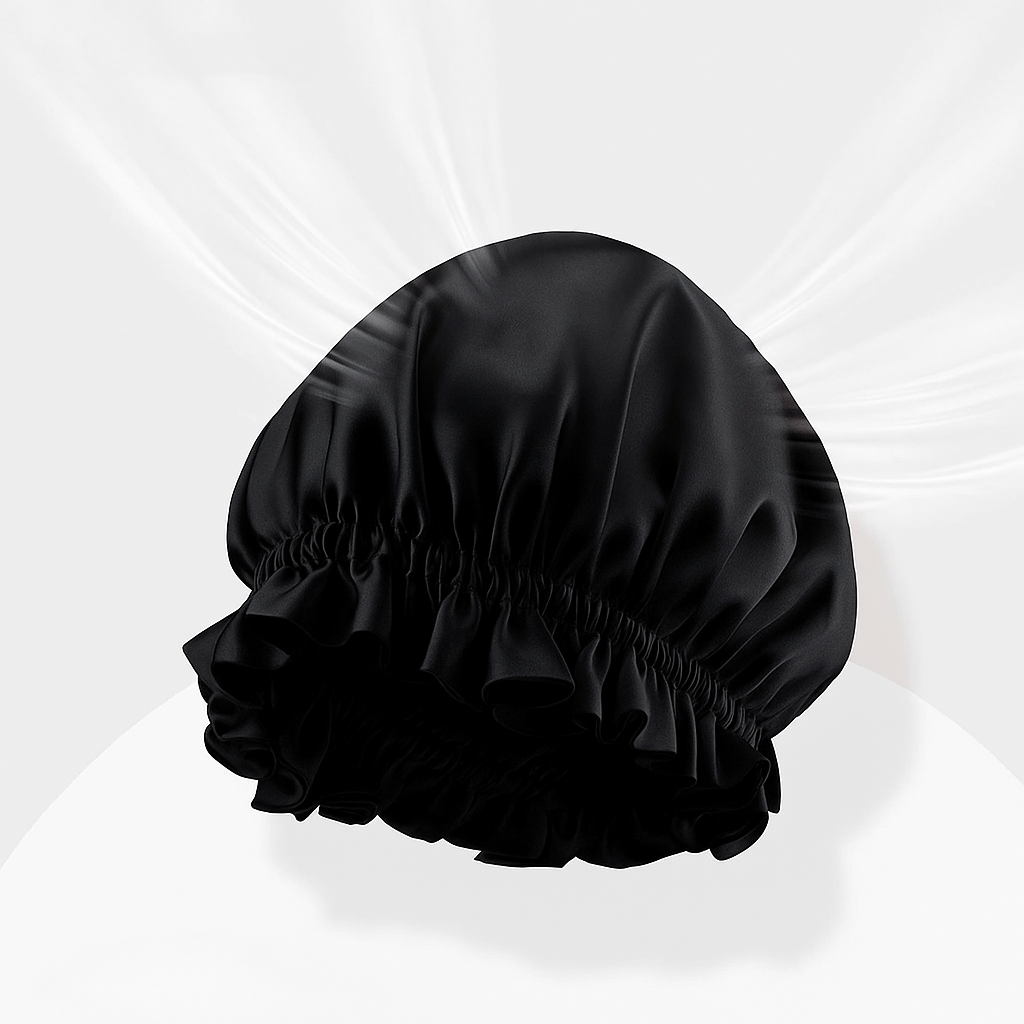 Silk Satin Hair Bonnet Cap for Sleeping | Anti-Frizz Night Cap for Women & Girls