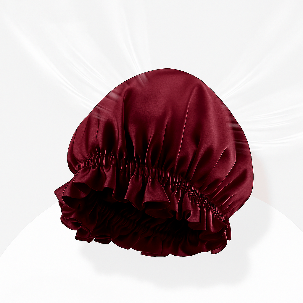 Premium Satin Silk Bonnet for Women – Night Sleep Cap for Hair Protection, Frizz-Free & Shiny Hair