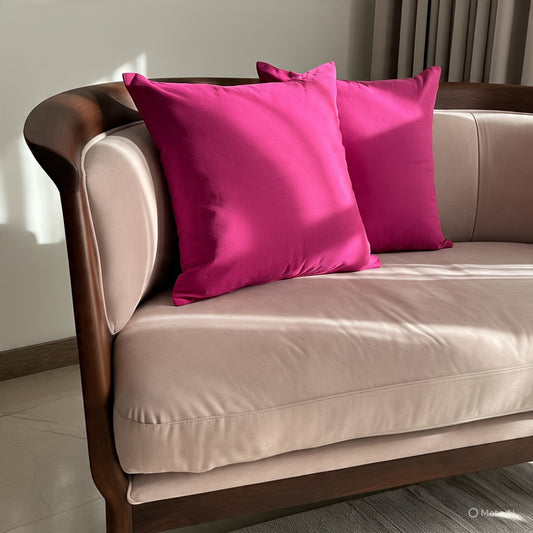 Pack of 2 Luxury Satin Silk Cushion Covers for Sofa, Bed & Home Decor – Multiple Elegant Colors – Premium Quality Fabric